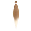 Pre-stretched Braids Synthetic Hair Professional Itch Free Hot Water Setting Fiber 30'' Ombre Yaki Texture Braid Hair Extensions