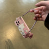Kawaii Sanrio Hello kitty cute Diamond Phone Protective Case Suitable 14/13/12Promax Case Apple 15 Promax Fall Protection Sleeve