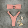 Micro Bikini Push Up Women Swimsuits 2024 Sexy Female Swimwear Brazilian Bikini Set Thong Biquini Swim Suits Solid Beachwear