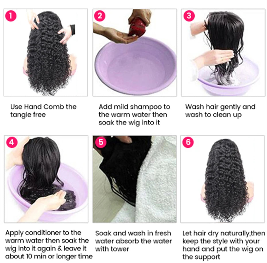 Loose Deep Wave Human Hair Wigs For Women Human Hair Glueless Wig Human Hair Ready To Wear Pre Plucked Brazilian Raw Human Hair