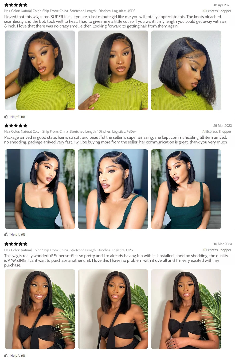 13x4 Lace Front Human Hair Wig Transparent Lace Frontal Wigs For Black Women Short Bob Wig Multiple Remy Straight Natural Wig