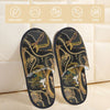 Custom Queen Of Absolutely Everything Gold Baroque Soft Memory Foam House Slippers Women Comfy Warm Anti-skid Sole Slipper