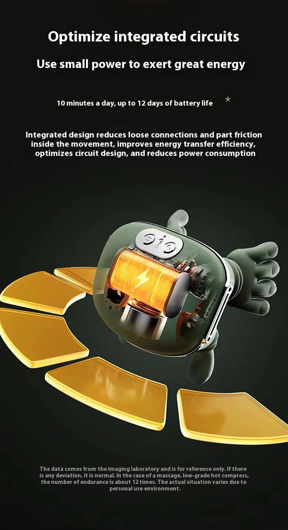 Bionic Neck Shoulder Massager Heated Back Massagers Electric Kneading Muscles Massage Pillow Neck Waist Leg Body 3-Level Modes