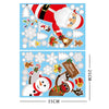 Christmas Window Sticker Merry Christmas Decorations For Home 2024 Cristmas Ornament Xmas Navidad Natal Gifts New Year 2025