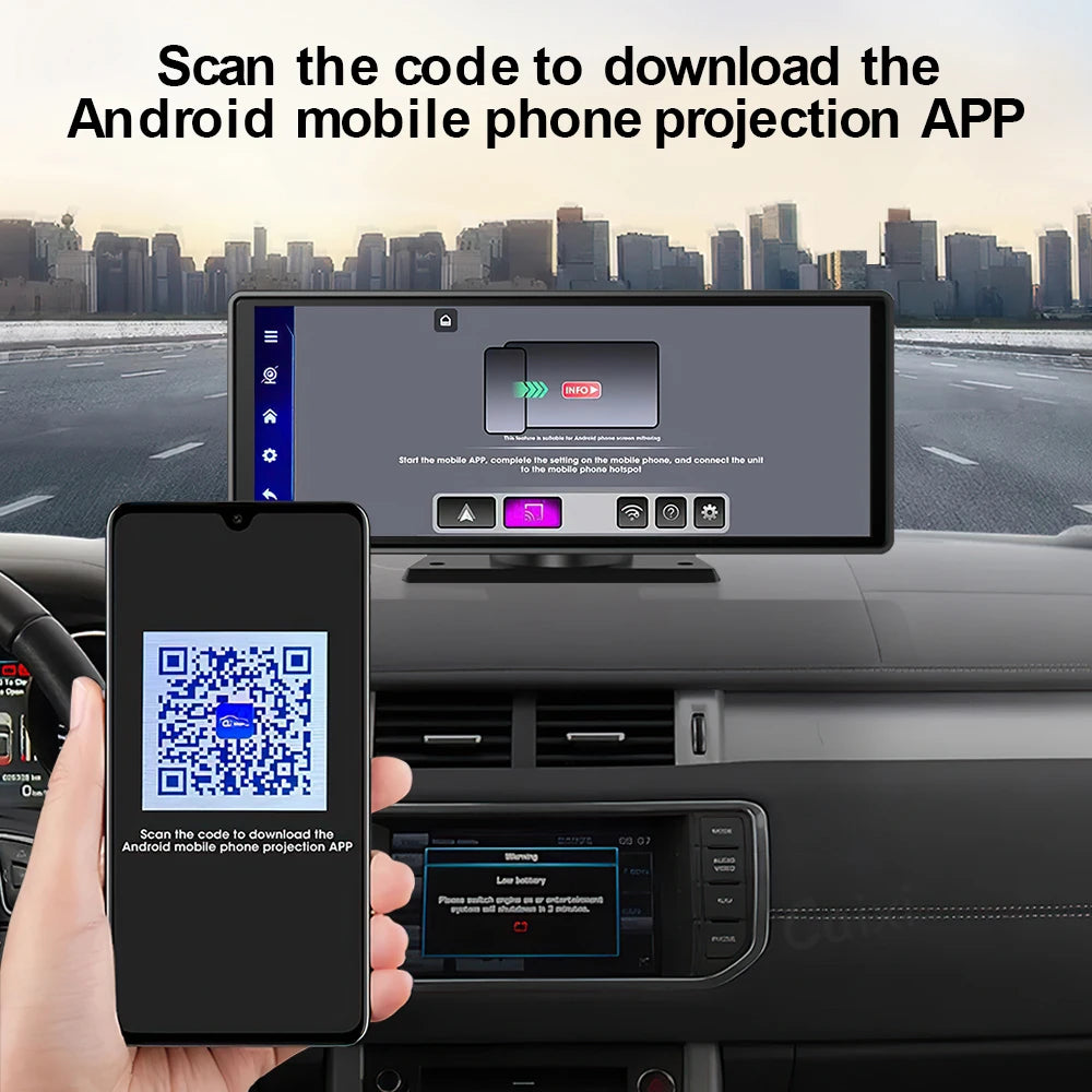 CAIXI 10.26" 4/8 Core Android 14 Wireless Carplay & Android Auto Car Radio   Multimedia Player Autoraido GPS Navigation Rearview
