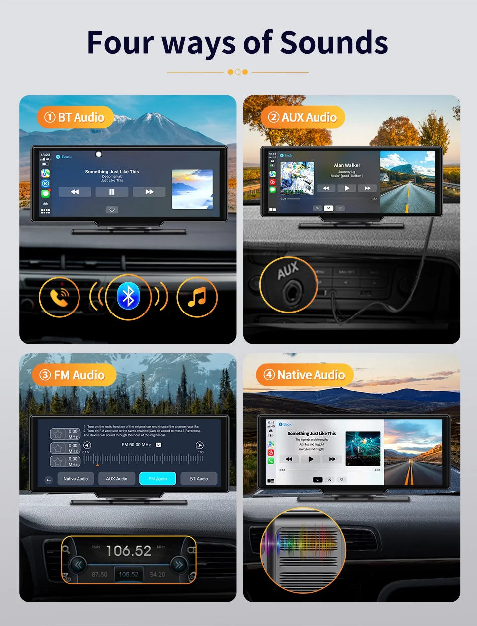 Imagebon Android 13 4G LTE 10.26 Inch Dash Cam Recorder 6+128G 8 Core ADAS Google Play GPS FM 24H Parking Monitor Mirror Video
