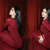 Tossy Female Pleated Sexy Maxi Dress Patchwork Twist Slim Long Sleeve Solid Y2k Autumn Streetwear Dress Women's Bodycon Dress
