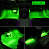Neon LED Car Interior Ambient Foot Strip Light Accessories Back light Remote App Music Control Auto Decorative Atmosphere Lamp