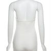 Weird Puss Zip Halter Romper Women  2025 Summer Stretch Fitness Sporty Hipster Backless Sleeveless Playsuit Casual Trend Outfits
