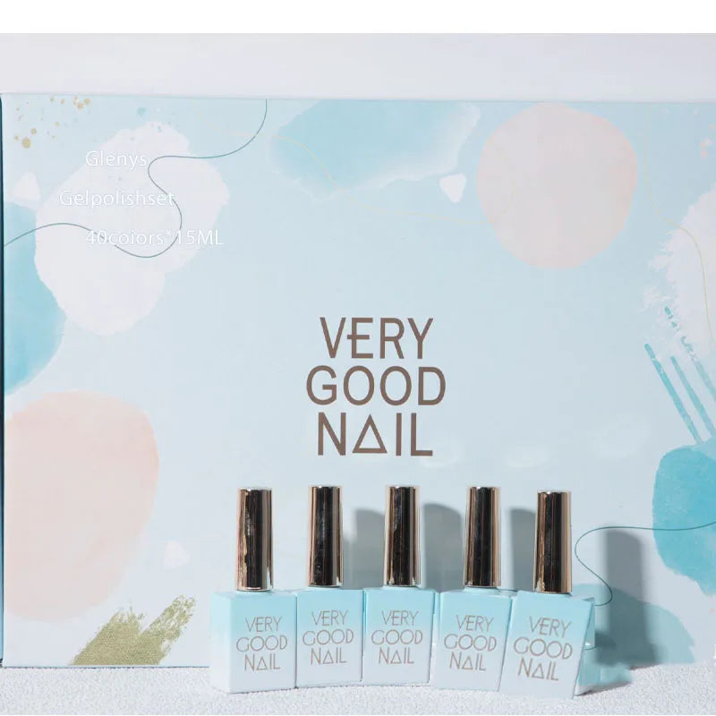 2025 New Gradient Color Bottle High End Nail Gel Set Solid Bare Color Nail Enhancement Points Wholesale by Professional Manufact