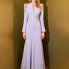 HIGH STREET Newest Fashion 2025 Designer Party Vestido Women's Diamonds Beaded Split Long Maxi Dress