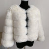 Damenmode Kunstpelzmantel superheiß Herbst Winter Damen kurze Kunstfuchsjacke flauschig hohe Qualität 7XL Damen Pelzmäntel