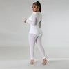 Sexy Mesh Patchwork Sheer Night Club Bodycon Jumpsuit for Women See Through One Piece Rompers Clubwear Party Birthday Outfits