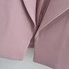 Autumn Notched Collar Open Stitching Blazer Vintage Women Full Sleeve High Waist Short Suit Cool Girl Coat Outwear