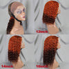 10-16 Inches 200% Density Water Wave Bob Human Hair Wigs  Short Deep Curly Brazilian Remy Human Hair Wigs for Black Women