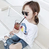 New Fashion Round Glasses Children Sunglasses Classic Cute Girls Kids Sun Glasses UV400 Protection Eyewear Baby De Sol Gafas