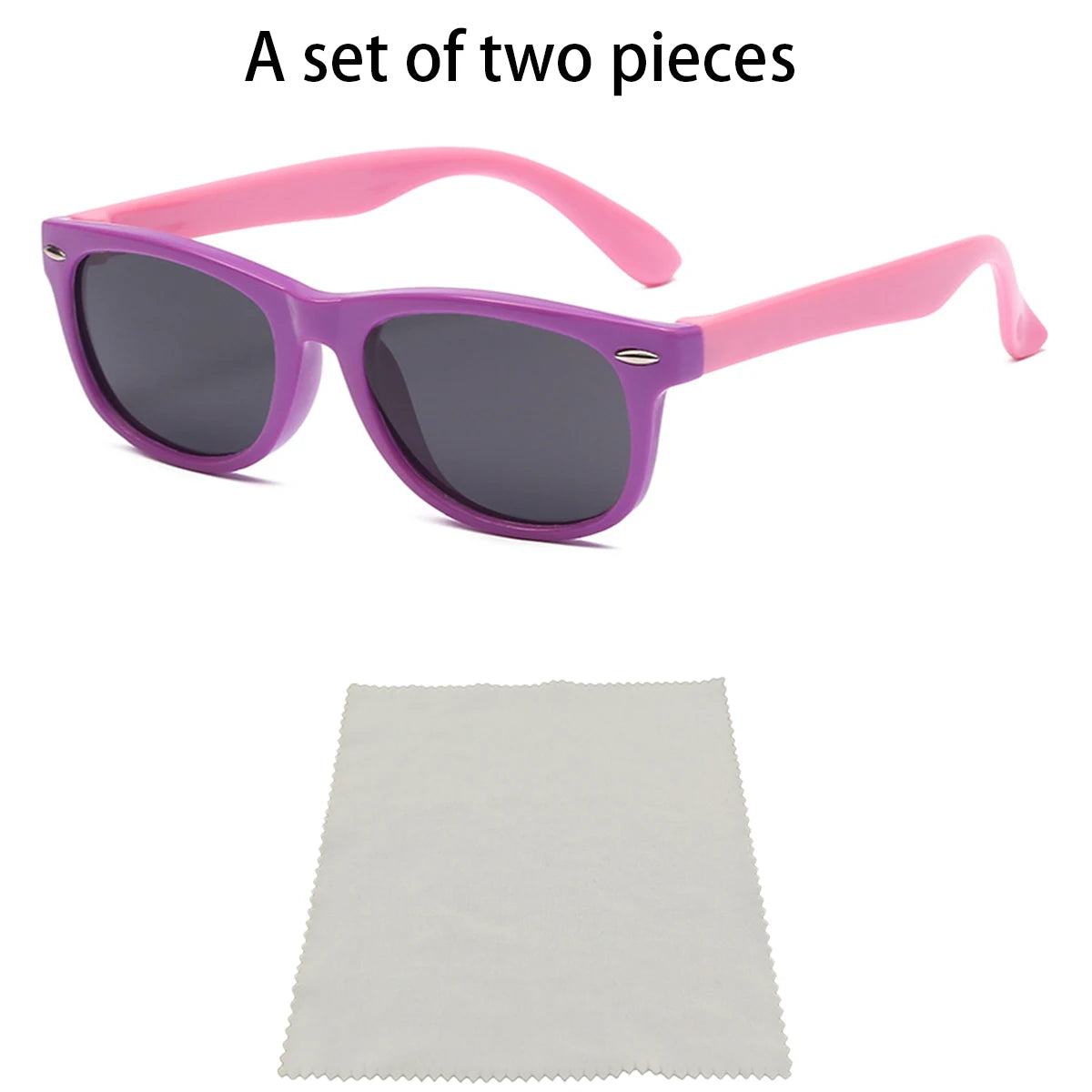2024 Fashion Brand Children's Color Sunglasses Anti UV Baby Sunshade Anti Blue Light Glasses Girl and Boy Sunglasses UV400