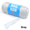 4 Pack Brazilian Wool Hair Synthetic Crochet Hair Extensions for Women African Hair Yarn for Braiding Senegalese Twist Fake Hair
