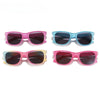 2024 New Trendy Cool Children's Colorful Shiny Square Sunglasses Girls Trendy Fashionable Cute Sun Glasses Kids Eyewear