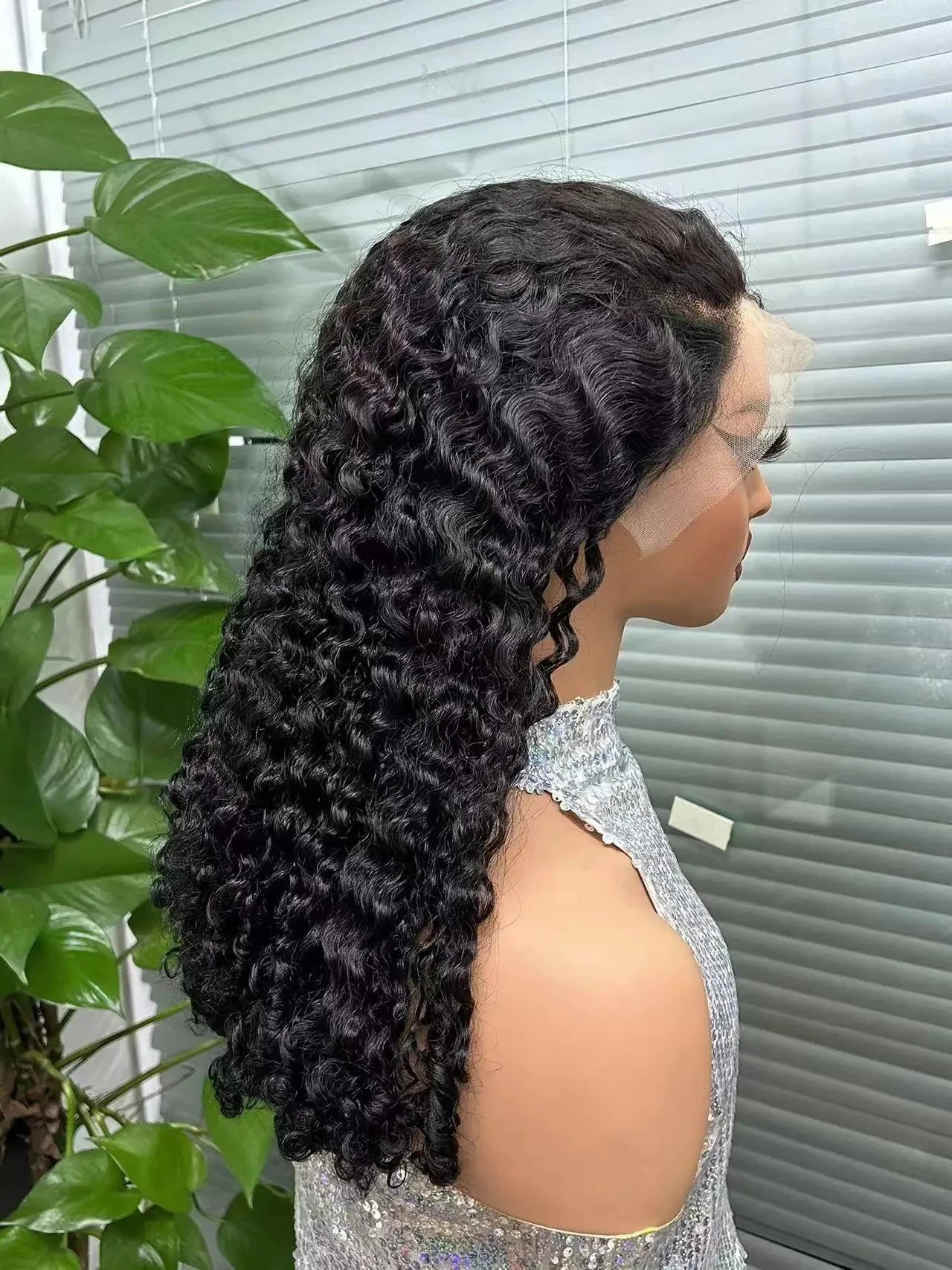 Natural Black 12A Double Drawn Burmese Curly Bob Human Hair Wigs for Women 250% Density Bouncy Curly Remy Human Hair Wigs