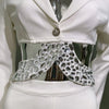 2024 New Arrival Black White Women Long Sleeve Sexy V-Neck Bodycon Bandage Set Shinning Crystal Nightclub Party Women's Set