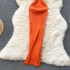 Summer V Neck Knit Sexy Strap Dress Women Elatic Waist Bodycon Sundress Female Beach Backless Maxi Long Dress