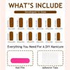 24pcs Long Ballet French Press on Nails with Cute Pink Bow Shiny Diamond Decor False Nail Tips Wearable Sweet Korean Fake Nails