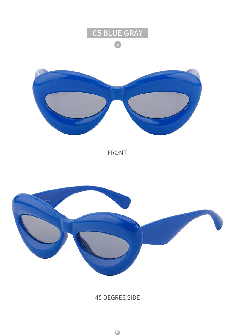 Cat Eye Sunglasses Women Sexy Lip-Shaped Sun Glasses for Female New In Fashion Punk Sunglass Men Gafas De Sol Trending Products