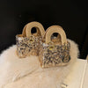 Sparkly Glitter Mini Evening Bag for Women, Designer Crossbody Shoulder Purse, Luxury Party Wedding Clutch, Unique Boutique Gift