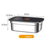 Stainless Steel Camping Lunch Box Sealed Leak-proof Bento Box Microwave Suitable Large Capacity Refrigerator Freezer Storage Box