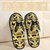 Custom Queen Of Absolutely Everything Gold Baroque Soft Memory Foam House Slippers Women Comfy Warm Anti-skid Sole Slipper