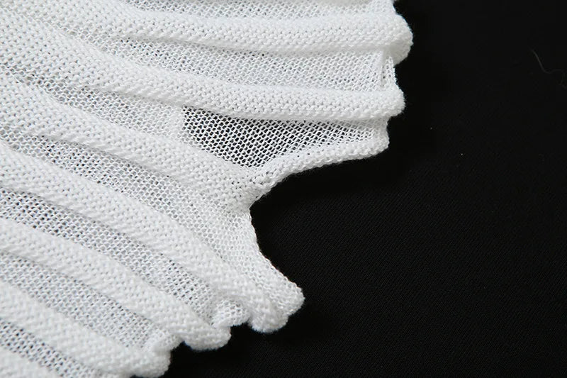 Knitted Long White Dress Women Bodycon Cocktail Evening Dresses Ladies Summer Elegant Luxury Maxi Knit Sexy Party Black Dresses
