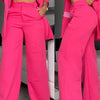 Women's Urban Suits 2025 Spring/Summer Latest Elegant Notched Collar Blazer Long sleeved Coat&Pocket Design Button Pants Set