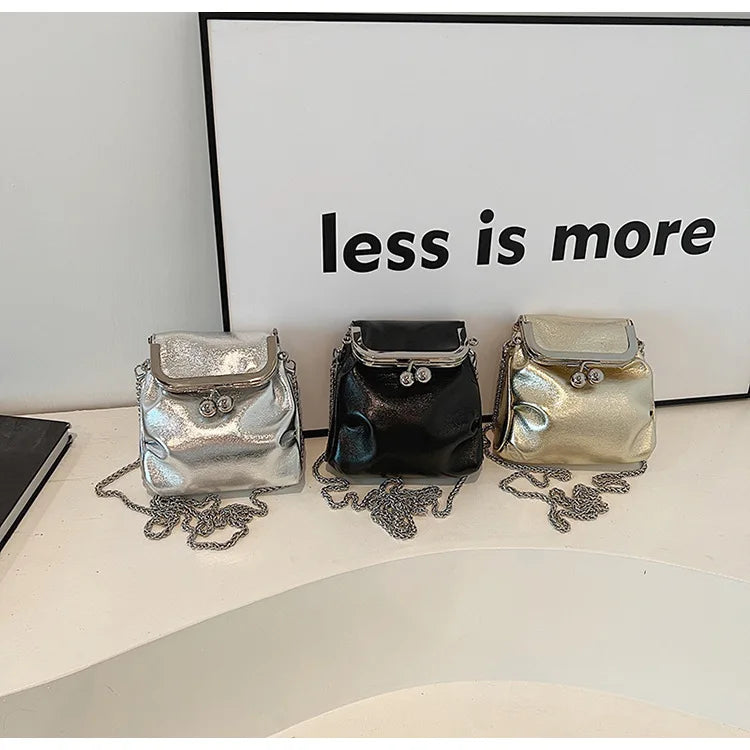 Trendy Korean Fashion Mini Square Bag Vintage Streetwear Elegant Crossbody Bags Casual Y2k Aesthetic Shoulder Handbags for Women