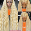 Deep Wave 13x6 HD Lace Frontal Human Hair Wig 30 40 Inch Curly 613 Honey Blonde Water Wave 13x4 Lace Front Wigs For Women 250%