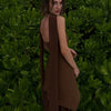 TARUXY Fashion Strapless Dress With Ribbon Female Elegant Sleeveless Mesh Beach Vacation Long Dress 2025 Spring New Women Dress