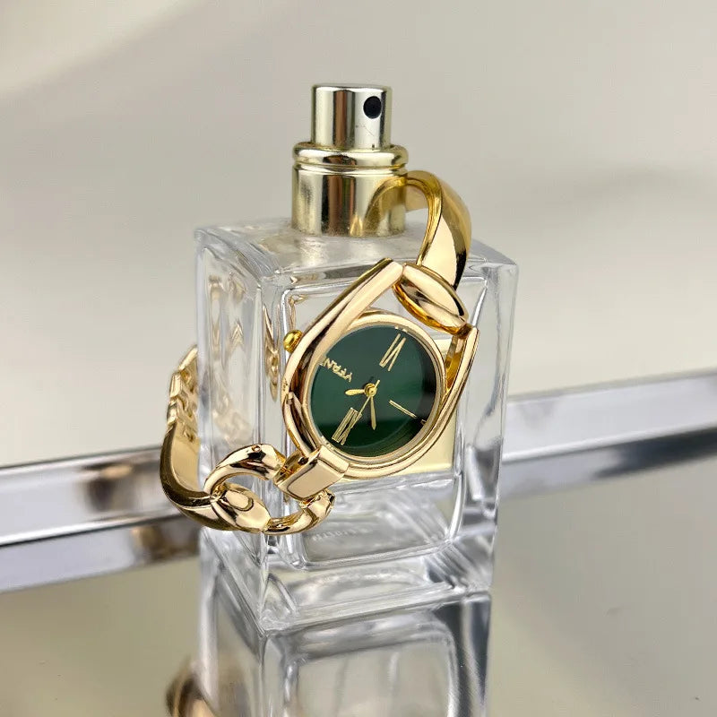 Minimalist Niche Women's Quartz Wrist Watches Stainless Steel Strap Small Dial Fashionable Exquisite Quartz Watch for Women