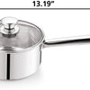 10-Piece Nonstick Stainless Steel Cookware Set for Durability and Style for Everyday Homemaking