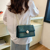 Luxury Purple Women's Single Shoulder Bag Pu Leather Ladies Bag Femme Designer Handbag Purse Flap Messenger Bag Brand Sac A Main