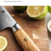 XINZUO 1-8pcs Kitchen Knife Set 73 Layers Custom Damascus Steel 15°±1 Per Side Steel Blade with Olive Wood Handle