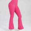 Women Flare Pocket Leggings High Waist Sport Yoga Pants Quick Dry Breathable Leggings Outfit Fitness Gym Clothes Sportwear Pant