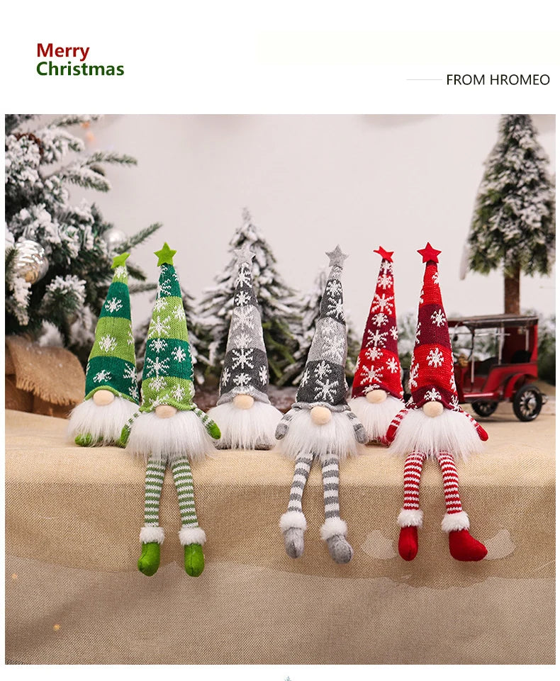 Glowing Gnome Christmas Faceless Doll Plush Toys 6 Styles Santa Claus Merry Christmas New Year Gifts Navidad Natal Home Decor