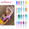 Miss Rola KANEKALON EZ Braid With Tinsel Wire DREAM OCEAN  New Color Synthetic Hair Extension Pre Stretched Twist Jumbo Braid