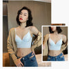 Invisible Lift Up Bra Backless Women Summer Bras Low Cut Sexy Plunge Brassiere Open Back Underwear Seamless Deep U Lingerie