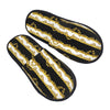 Custom Queen Of Absolutely Everything Gold Baroque Soft Memory Foam House Slippers Women Comfy Warm Anti-skid Sole Slipper