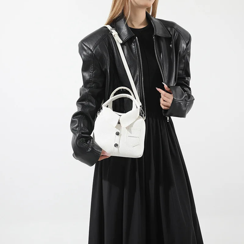 PU Square Compact Shoulder and Crossbody Bags Zipper Unique Design High Quality Hand Bags for Women 2025 Designer Style Bolso