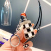 Luxury Diamond Lipstick Inflatable Lighter Mini Butane Pink Water Diamond Portable Lighter High End Women's Smoking Gift