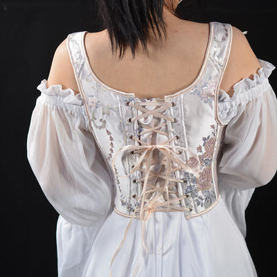 The corset top is popular among fashion enthusiasts who love vintage styles
