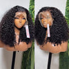 Brazilian Deep Water Wave Bob Wig 13x4 Lace Frontal Wig 100% Human Hair Short Curly 4x4 Closure Wig Preplucked Remy Hair 14 Inch