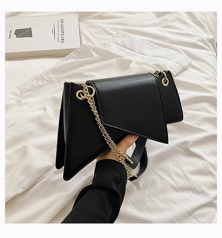 High quality Ladies Shoulder Bag Sense of luxury Chain Handbags Premium Leather Retro Women Bags Designer Lady Armpit Bag Clutch